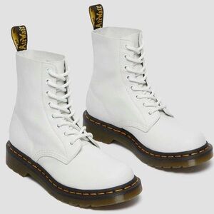 Doc Marten White 1460 Pascal Virginia Optical Boots - Size 9